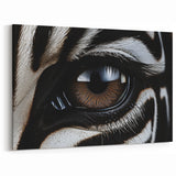 Stunning Zebra Eye Close-Up Wall Art - Wildlife Nature Photography Print
