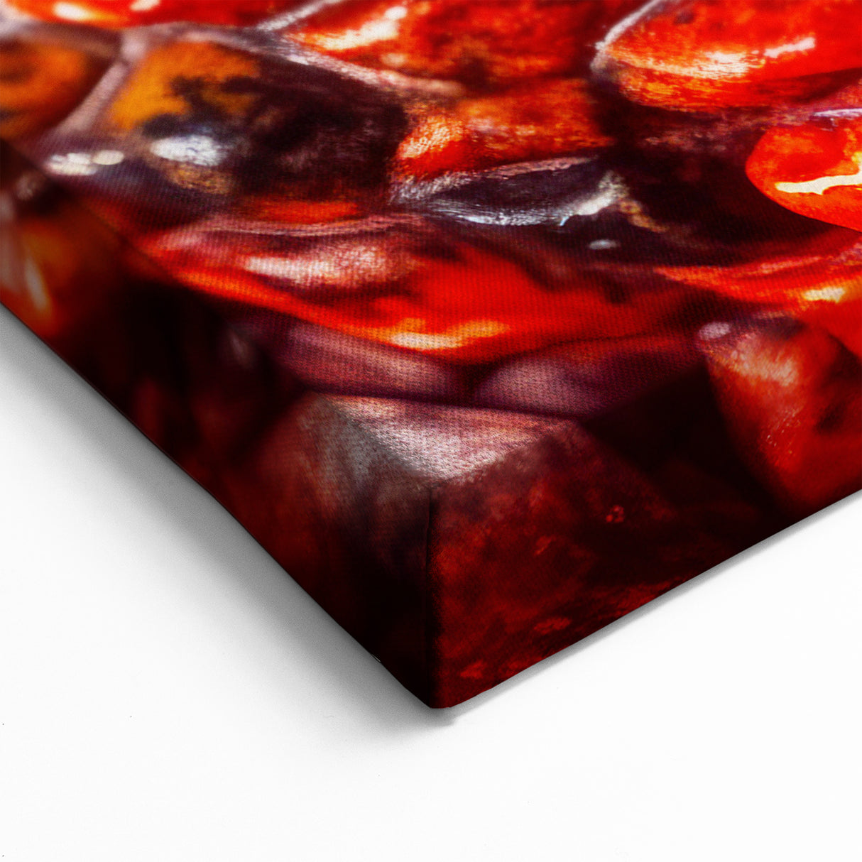 Fiery Reptile Eye Close-Up Wall Art - Bold Wildlife Photography Print