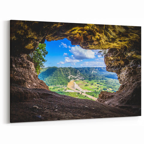 Caribbean Canvas Prints - Puerto Rico Photography of Cueva Ventana View