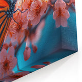 Butterfly Wall Art – Vibrant Monarch on Flowers | Nature Canvas Prints