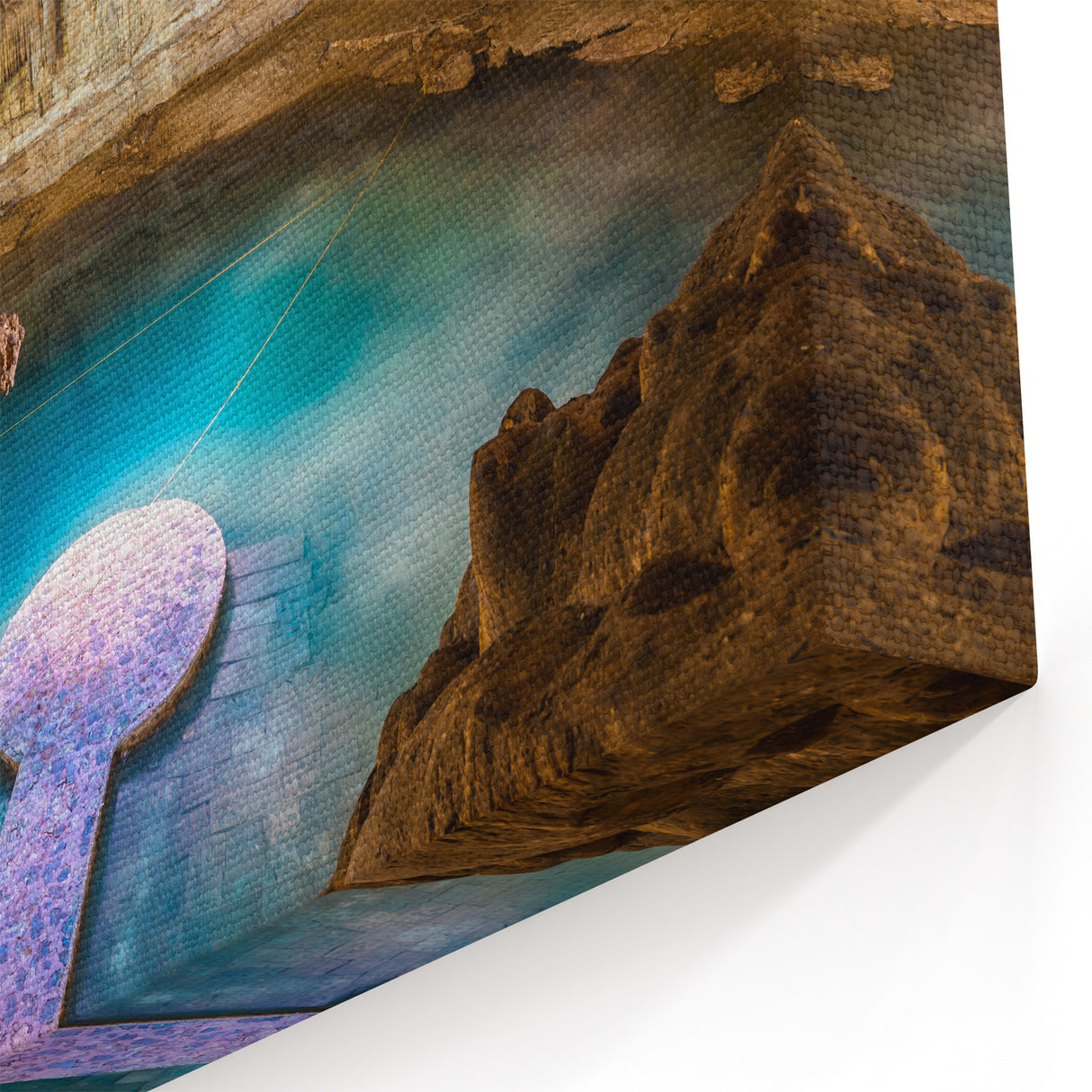 Yucatan Canvas Art - Scenic Cenote Photography Mexico Yucatan Prints