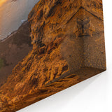 Puerto Rico Wall Art - Caribbean Sunset Scenery Through Rocky Caves