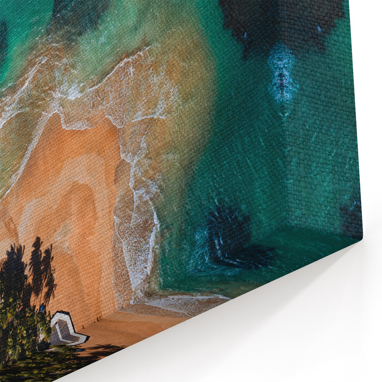 Tropical Beach Art - Puerto Rico Photography Aerial Caribbean View