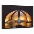 Night View of Pakistan Monument Wall Art – Iconic Islamabad Canvas Print