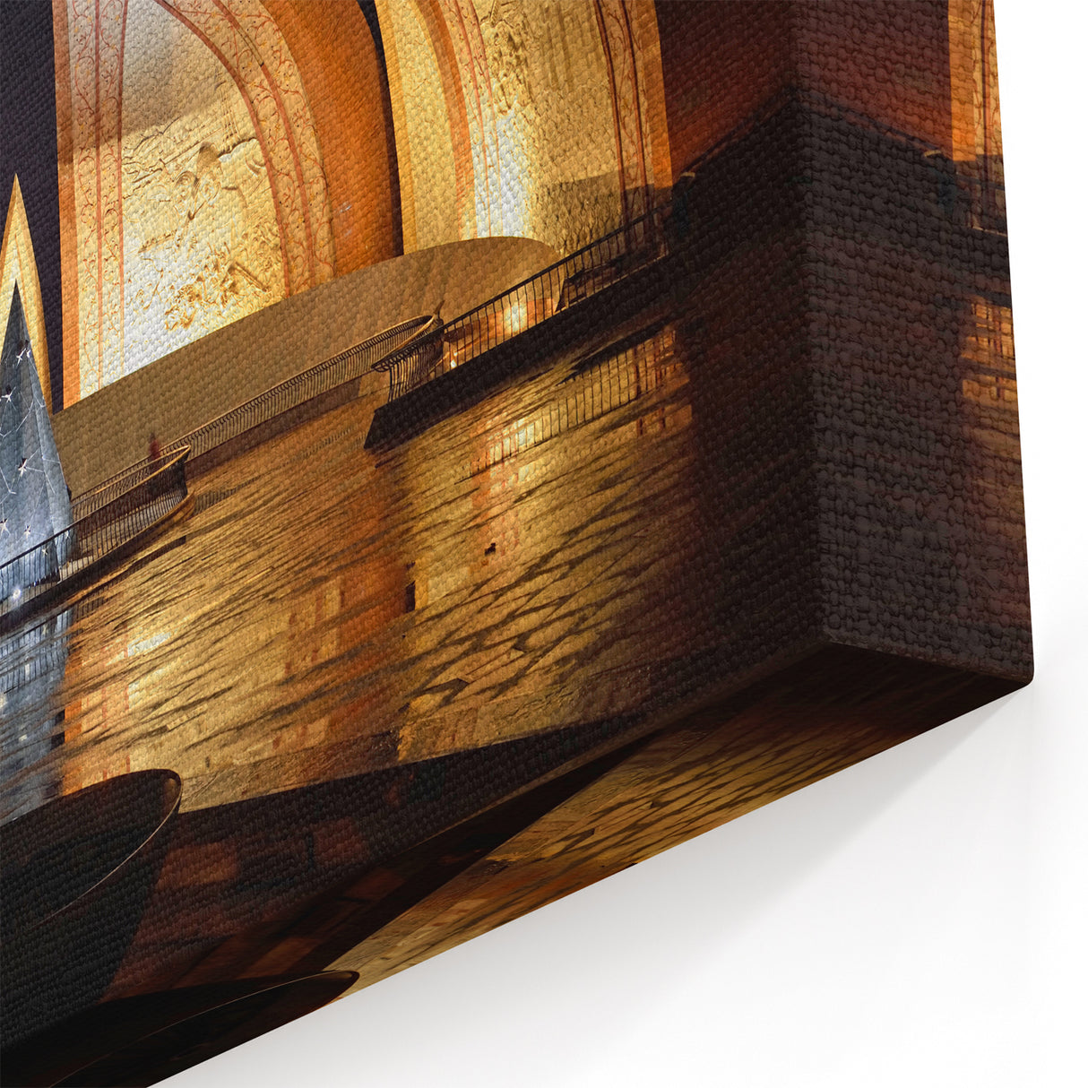 Night View of Pakistan Monument Wall Art – Iconic Islamabad Canvas Print