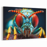 Colorful Insect Wall Art – Macro Close-Up Print | Nature Canvas Prints