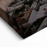 San Juan Wall Decor - Puerto Rico Cemetery at Sunset Caribbean Art