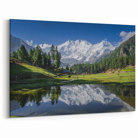 Nanga Parbat Reflection Wall Art – Stunning Northern Pakistan Landscape