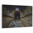 Ancient Tunnel Wall Art – Mysterious Pakistani Historical Ruins Print