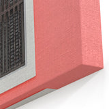 San Juan Wall Decor - Puerto Rican Window on Pink Wall Minimalist Art