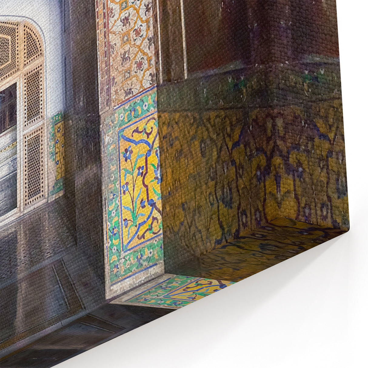 Intricate Mughal Archway Wall Art – Historic Pakistani Architecture Print