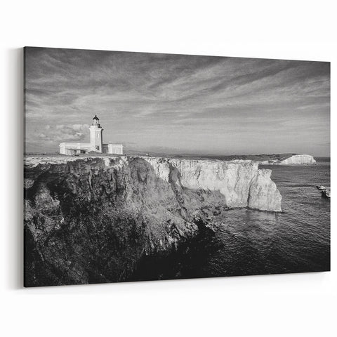 Caribbean Canvas Prints – Puerto Rican Scenery with Lighthouse View