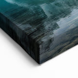 Snow-Capped Mountains and Lake Reflection Wall Art – Northern Pakistan Print