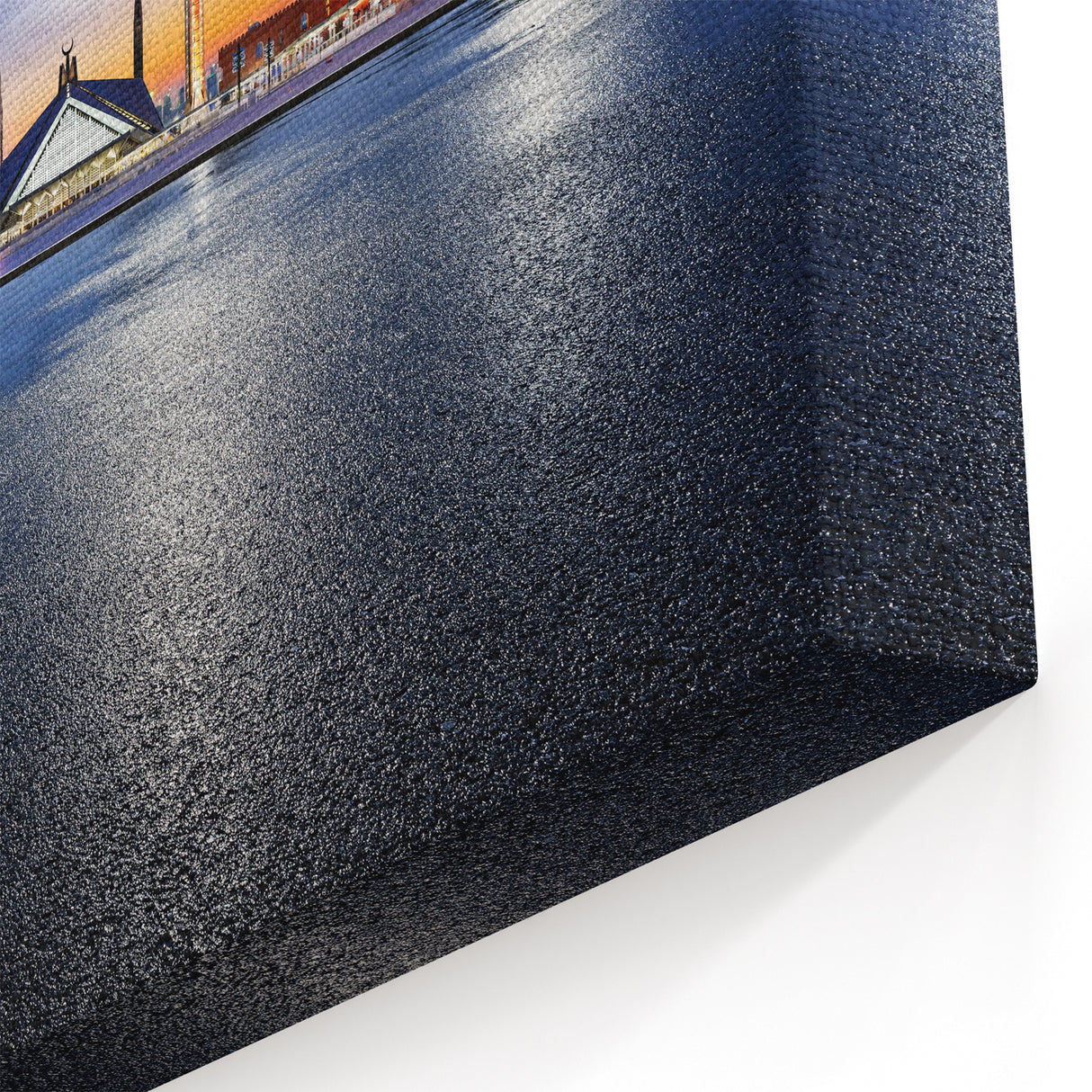 Iconic Landmarks of Pakistan Wall Art – Panoramic Sunset Cityscape Print