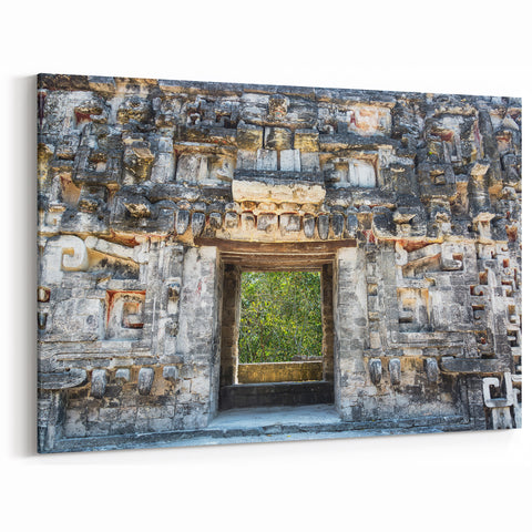 Mayan Ruins Art - Ancient Yucatan Architecture Mexico Yucatan Prints