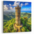 Puerto Rican Scenery – El Yunque Rainforest Tower Wall Art for Home Decor
