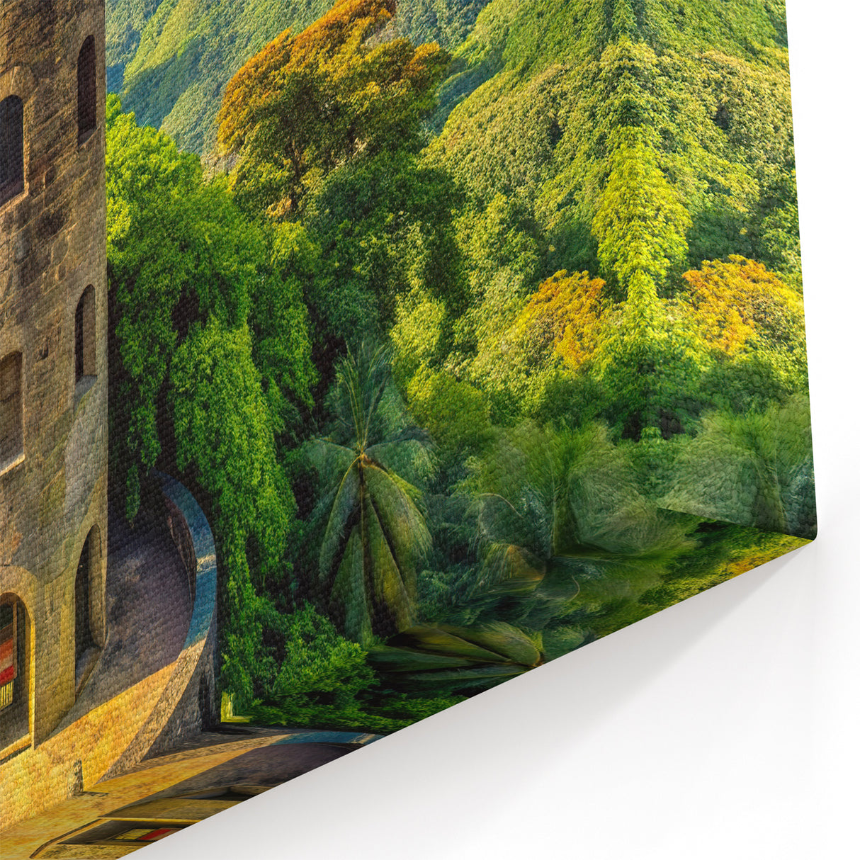 Puerto Rican Scenery – El Yunque Rainforest Tower Wall Art for Home Decor