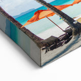 Island Paradise Canvas - Filipino Tropical Beach Scene in Southeast Asian Art