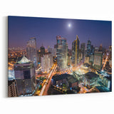 Manila Cityscape Poster - Stunning Night View of Filipino Urban Skyline