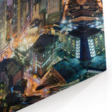 Manila Cityscape Poster - Stunning Night View of Filipino Urban Skyline