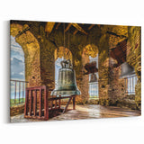 Filipino Culture Artwork - Historic Bell Tower in Southeast Asian Heritage Art