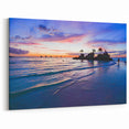 Tropical Scenery Art - Filipino Sunset Beach in Southeast Asian Wall Art