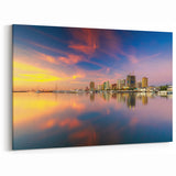 Filipino Island Art - Aerial View of Traditional Boats on Turquoise Waters
