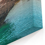 Tropical Scenery Art - Coastal Rock Formations in Filipino Island Wall Art