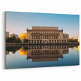 Filipino Culture Artwork - Historic Building Reflection in Manila Cityscape Art