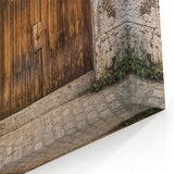 Filipino Culture Artwork - Rustic Wooden Cart and Door in Southeast Asian Art