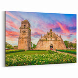 Filipino Culture Artwork - Historic Church at Sunset in Southeast Asian Art