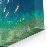 Aerial Philippines Coastline - Tropical Scenery Art Southeast Asian Paradise