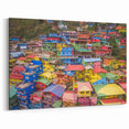 Colorful Filipino Village - Island Paradise Canvas Southeast Asian Wall Art