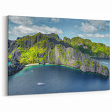 El Nido Island Cliffs - Filipino Landscape Print Tropical Paradise Wall Art