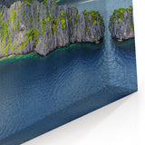 El Nido Island Cliffs - Filipino Landscape Print Tropical Paradise Wall Art