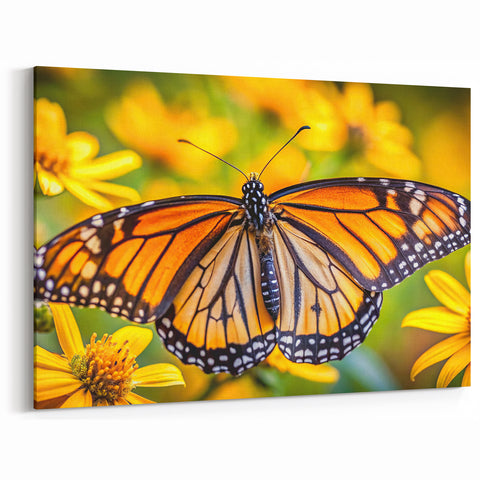 Monarch Butterfly Close-Up - Stunning Nature & Animal Wall Art Print