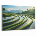 Banaue Rice Terraces - Filipino Landscape Art Southeast Asian Wall Decor