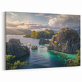 Coron Palawan Island Cliffs - Filipino Landscape Art Tropical Wall Decor