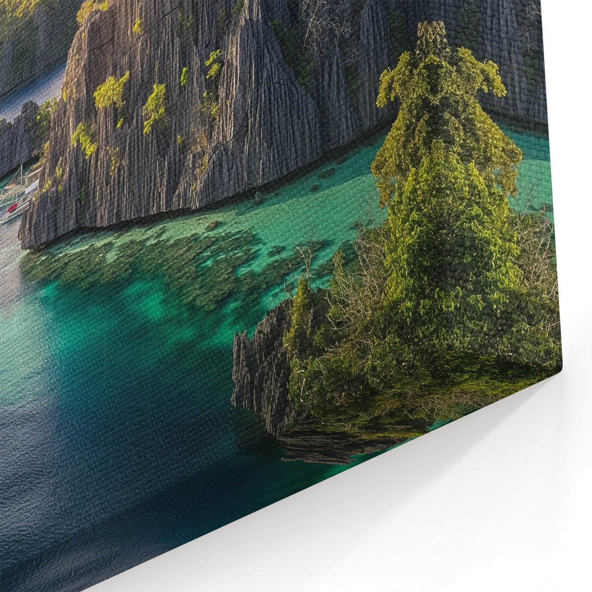 Coron Palawan Island Cliffs - Filipino Landscape Art Tropical Wall Decor