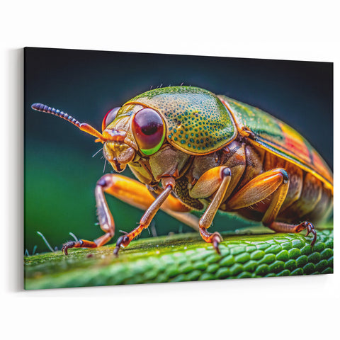 Colorful Insect Close-Up - Stunning Animal Wall Art for Nature Lovers