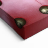 Modern Singapore Cityscape Decor – Red Door Lion Handles Wall Art