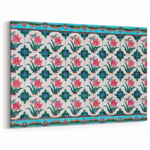 Singapore Photography Prints – Peranakan Tile Floral Pattern Wall Art