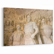 Albania Canvas Art - Historic Albanian Warrior Sculpture for Cultural Decor