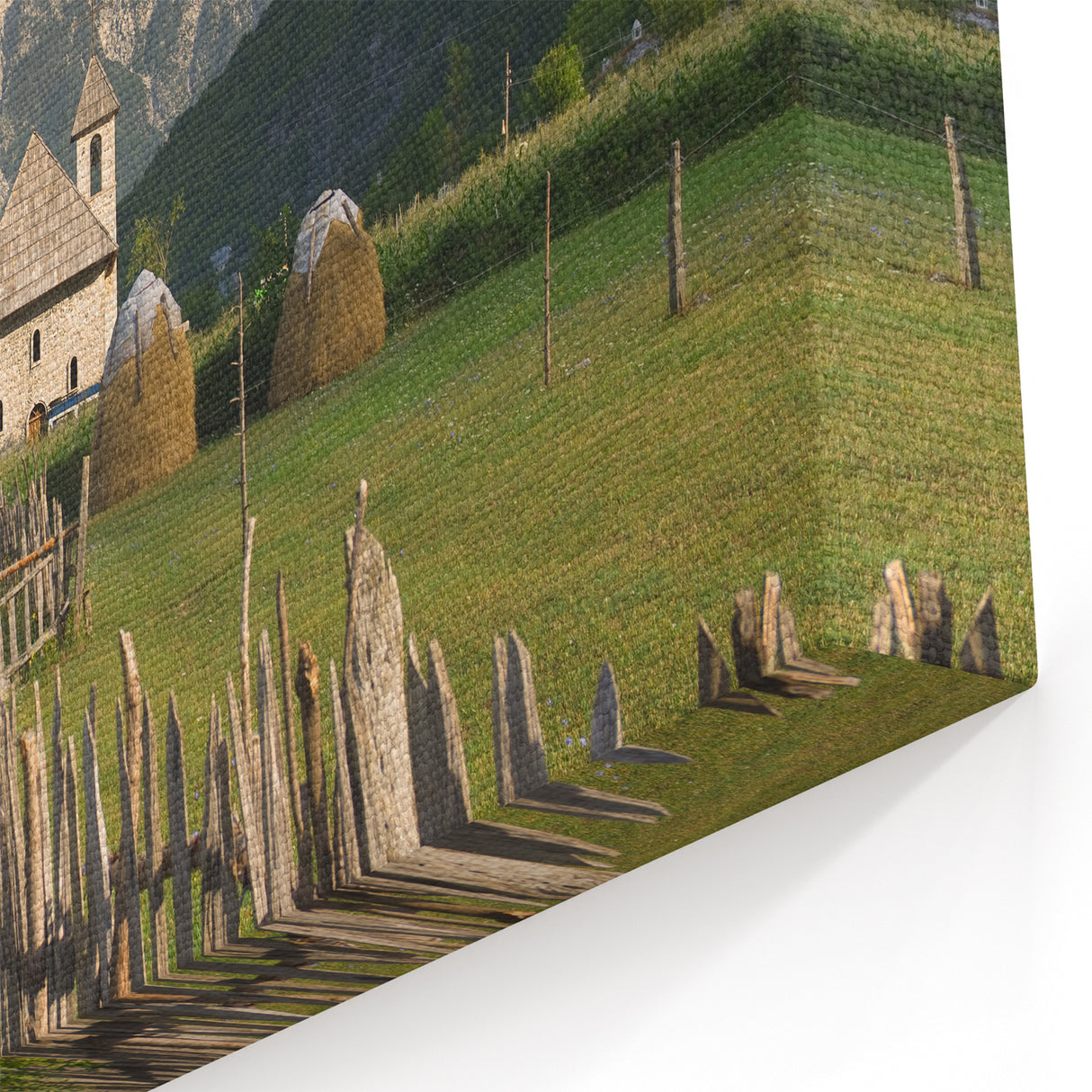 Albania Wall Art - Majestic Landscape of Theth Village on Canvas