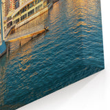 Albania Travel Poster - Vibrant Waterfront View of Vlorë for Home Decor