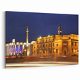 Albania Photography Art - Night View of Tirana's Iconic Landmarks
