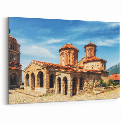 Albanian Landscape Print - Historic Church in the Albanian Countryside