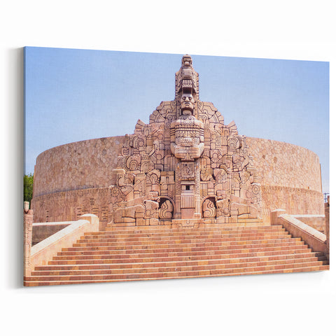 Mayan Monument in Yucatan - Mexico Yucatan Wall Art Print