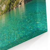 Albanian Landscape Print - Scenic Mountain Water View