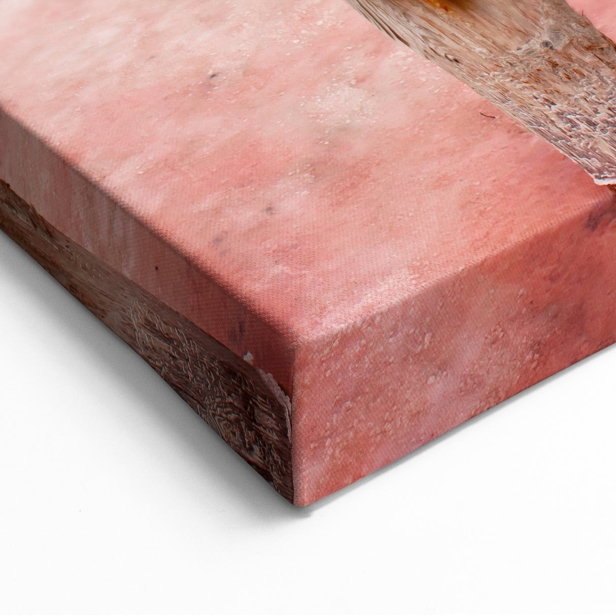 Pink Lagoon with Pier in Yucatan - Mexico Yucatan Wall Art Print